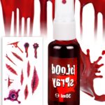 Sangre Falsa Spray Halloween 60 Ml - Maquillaje Coagulado Realista, Para Efectos Especiales, Cosplay Y Teatro
