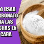 Consejos para quitar manchas de la cara usando bicarbonato
