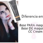 diferencia entre maquillaje y base de maquillaje