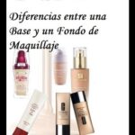 Diferencia clave entre maquillaje y base para un look impecable