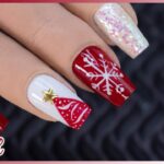 Uñas de gel navideñas: diseños impresionantes para lucir en fiestas
