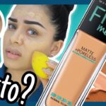 Logra un look perfecto con la base de maquillaje Fit Me Logra un look perfecto con la base de maquillaje Fit Me