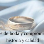 anillos de boda y compromiso