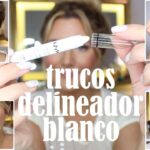 Logra una mirada impactante con el delineador blanco para línea de agua