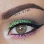 Logra un look fresco y natural con maquillaje rosa y verde