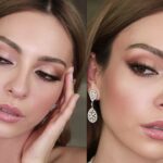 Maquillaje elegante para bodas con ojos marrones